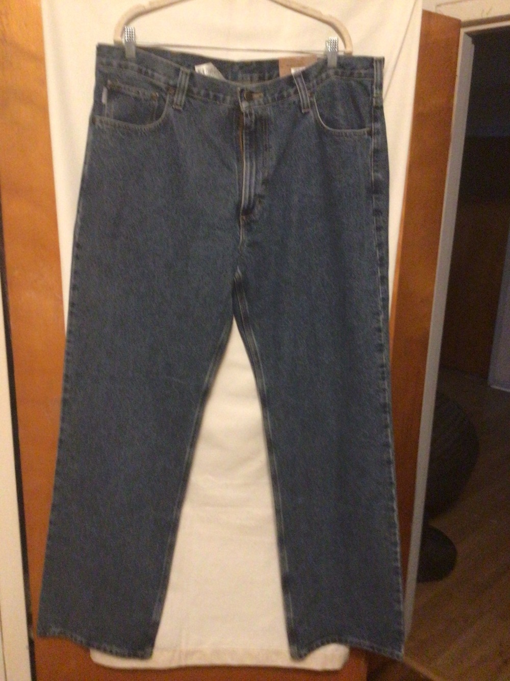 CARHARRT Loose fit straight leg jeans strong sewn seam SZ 40x34 NWTx2